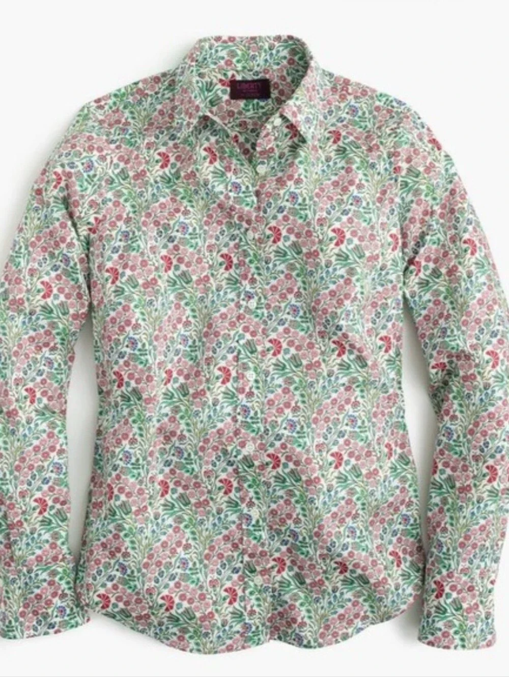 J. Crew Liberty Art Fabric Isborella Floral The Perfect Shirt